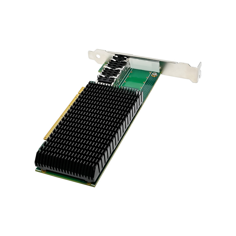 Tarjeta controladora PCIe 4.0  - 100Gbe Qsfp28 Network Card reseña y precio